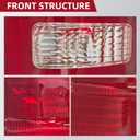 Tail Light Assembly Compatible with 2002 2003 2004 2005 Explorer Rear Brake Tail Lamp Replacement w/o Bulbs Replacement FO2800159 1L2Z13405AA (Left Driver Side)