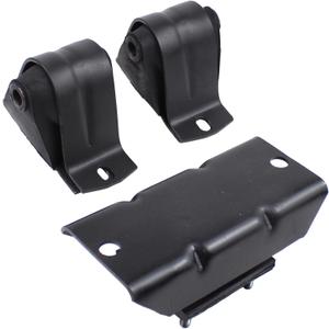 3PCS Engine Motor and Transmission Mount Set for Jeep TJ Wrangler 1997-2006