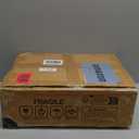 Chicken Feeder Box 30 lbs Galvanized Metal, 6 Feeding Ports, Comes with Metal Feeder Box Stands for Chickens, Ducks, Geese