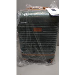 Coolife Suitcase 1 Piece Luggage Set Carry On Travel Luggage TSA Lock Spinner Wheels Hardshell Lightweight Luggage Set(Dark Green)