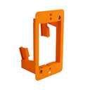 Construct Pro Slim Single Gang Open Back Low Voltage Bracket, Each, 4pc