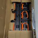 TVKB 68'' All Metal Garden Tool Organizer Adjustable Garage Tool Organizer Wall Mount Garage Organizers and Storage with Heavy Duty Hooks Tool Hangers for Garage Wall, Shed, Garden