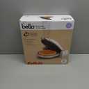 bella Flip-n-Store Waffle Maker with EverGood Ceramic Nonstick Coating, Fits-anywhere Kitchenware, Power Indicator Light, Cool Touch Handle & Cord Wrap, 7 Wide & 1" Deep Plates, 1000 Watt, Oatmilk