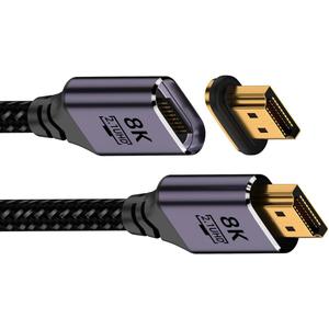 xiwai Magnetic Connector 8K HDMI 2.1 Type-A Male to Male Video Cable 6.6ft Aluminum Shell Braided for Laptop HDTV