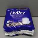 LivDry 3XL Overnight Adult Diapers for Women and Men, XXXL Incontinence Underwear, 72-92" Waist, Disposable Pull-On Briefs, XXX-Large, 10 Count