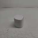 Mini Desk Trash Can with Lid with Trash Bags 180 pcs Press-Top 0.5 Gallon Tiny Countertop Waste Basket Small Table Top Plastic Covered Garbage Bin for Desk Top (White)