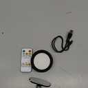 LED Wall Mounted Lights, Rechargeable Wall Sconces Lamp, 3 Color Temps & Remote and Touch, 360Rotation Dimmable Cordless Wall Light for Study Bedroom Reading Bedside(Black, 2 Pack)