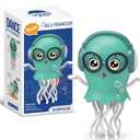 Dancing Jellydancer Baby Toy, Crawling Infant Tummy Time Toy, Magic Dancing Music Crawling Toys for 3 4 5 6 7 8 Year Old Kids Boy Girl Birthday Gifts, Interactive Relax Fidget Easter Gifts