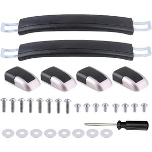 A-xctoe Luggage Replacement Handle Pulls - 8.8 Inches Luggage Handle Suitcase Black Flexible Spare Strap Handle Grip Replacement for Suitcase Luggage Case