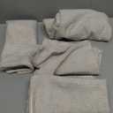 MIULEE Pack of 4 Couch Throw Pillow Covers 20x20 Inch Cream Soft Decorative Chenille Pillow Covers Farmhouse Accent Cushion Covers for Boho Spring Home Decor Sofa Bedroom Living Room