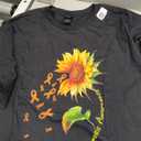 Multiple Sclerosis Awareness Sunflower Shirt MS Awareness T-Shirt, Size L