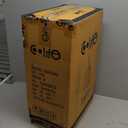 Coolife Carry On Luggage 22x14x9 Airline Approved Hardside PC+ABS Suitcase with TSA Lock, Lightweight Rolling Travel Luggage with Spinner Wheels(Caribbean Blue, 20in)