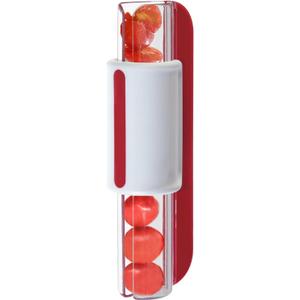 Tomato Slicer Multi-Function Grape Cutter Small Fruit Cutter Grape Kitchen Accessories Cake Decoration Tool Fruit Slicer (Red)