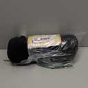 Bolster Pillow with Removable Velvet Cover, Round Cylinder Neck Roll Pillow for Head, Back, Leg Support, Decorative Bed and Couch Pillow 16 x 6 Inches (Black)