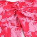 ZAFUL Floral Twist Bikini Set for Women Halter Tankini Tie Side String Swimsuit Two Piece Bathing Suit (Pink, M)