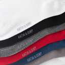 bony&katia No Show Socks for Men, Multicolor Pack, 7 Pairs