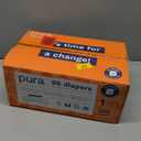 Pura Hypoallergenic Diapers, Size 1 (4-11lbs), Newborn, Totally Chlorine Free, Wetness Indicator, Suitable for Sensitive Skin, Soft Organic Cotton Comfort, Overnight, 3 Packs of 32 (96 Baby Diapers)