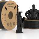 Official CREALITY Hyper PLA Filament 1.75mm Black 2KG, 30-600mm/s High Speed PLA 3D Printer Filament, 2 Pack 1kg Spool(2.2lbs) PLA, Dimensional Accuracy +/-0.02mm, Fit Most FDM 3D Printer