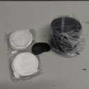 Nessus Reusable Kit for Nespresso Pods Vertuo, Reuse Old Coffee Pods for Nespresso Vertuo: 100 Pcs Aluminum Foil Seal Lid, Holder, Brush, Refillable Vertuo Plus Next Capsule Machine(No Pods Come) (Black)