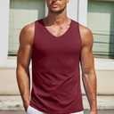COOFANDY Men's Workout Tank Tops Sleeveless Muscle Gym Shirt Bodybuilding Tee (L)