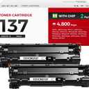 137 Toner Cartridge Black 2-Pack Replacement for Canon 137 CRG-137 for ImageCLASS LBP151dw D570 MF236n MF247dw MF249dw MF232w MF242dw MF244dw MF216n MF227dw MF212w MF210 MF220 MF230 MF240 Printer Ink