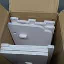 Kitsure Toilet Paper Holder Stand  Compact Bathroom Storage Cabinet for Extra Rolls and Small Items, Bathroom Organizers and Storage for Small Spaces, Over The Toilet Storage Cabinet, 31.0" H, White