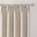Dark Taupe Thick Linen Semi Sheer Curtains 90 Inches Long, Privacy Sliding Glass Door Curtains & Drapes, Modern Vintage Window Treatments Pinch Pleat Ceiling Curtain with Hooks (50"W x 90"L (Pack of 2))
