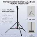 BEIYANG Backdrop Stand, 7.5 FT x 10 FT Adjustable Photography Background Support System Kit with Carrying Bag for Photo Video Studio