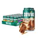 Zevia Zero Sugar Soda, Rainbow Variety Pack, 12 oz Cans (24-Pack) Naturally Sweetened, Non-GMO Project Verified, Gluten-Free, Vegan (BBD 06/22/27)