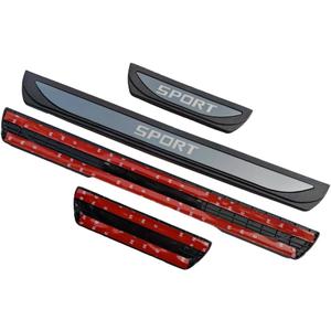 Door Sill Scuff Plate Guard Protector for Nissan Qashqai J11 2013-2023, Accessories Parts Door sill Protection Door Frame Trim Cover Auto Accessories