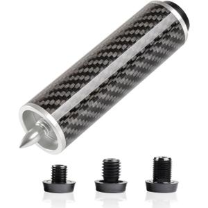 KONLLEN Pool Cue Extension 2'' 3'' 4'' 6'' 8'' 12'' Carbon Fiber Billiard Cue Extension Billiard Accessories for Pool Sticks