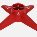 FORUP Christmas Tree Stand, Xmas Tree Base Stand, Christmas Tree Holder for Real Trees, Red