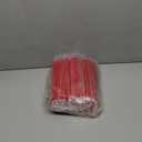 200pcs Red Heart Straws Bulk - Individually Wrapped for Pastel Weddings & Birthday Parties