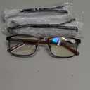 3 Pack Blue light Blocking Reading Glasses for Men, Stylish Metal Frame Readers