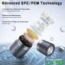 Hydrogen Water Bottle - Up to 4000PPB SPE/PEM Tech Hydrogen Water Generator - 7.8Hz Microclusters Tech for Faster Absorption, Leak-Proof, Dual-Layer Glass, Fast Charge, Ideal Gift for Wellness