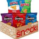 Ruffles FritoLay Variety Packs Flavors 1oz Bags, Ruffles & Doritos Bold Mix, 40 Count BB 27 JAN 2026