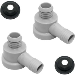 2Sets 179-1266 Power Brake Booster Vacuum Check Valve Kit, Grey, Comes with Grommet