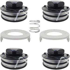 C3-2 Trimmer Head Spool & Base Cover for Stihl Autocut C3-2 FSA 57 FSE 52,Weed Eater String Trimmer Replace Parts 4009 710 4305,Pre-Wound Dual Line 0.080" 20ft,7 Pack (4 Spool + 2 Cover + 1 Spring)