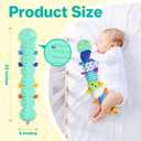 KMUYSL Baby Toys 0-6 6-12 Months, Sensory Music Animal Stuffed Toy for 0 1 2 3 4 5 6+ Months, Plush Toy with Crinkle and Rattles for Infant Newborn, Tummy Time Toys Gifts for 0-3-6-12 Month