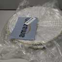 Briful 12" Wall Décor Pack of 3 Metal White Washed Starbursts Radial Plate Wall Art Modern Accent Hanging Wall Decorations For Home Office Bedroom Or Living Room Wall Sculptures