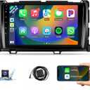 Naifay Car Radio Stereo for Toyota Sienna 2011-2014 with Wireless CarPlay Android Auto, 2+32G 9inch IPS Touch Screen for Sienna Stereo with Bluetooth/FM Receivers/GPS/WiFi/SWC/Split Screen/Mirrorlink