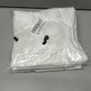 2 x Halloween Pillow Covers 18x18 inch Set of 2 White Throw Pillow Cases Soft Plush Cushion Case for Chair Sofa Bedroom Living Room Home Decor (White Pumpkin)