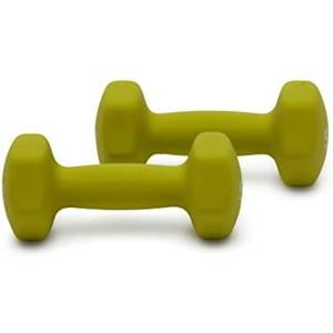 Amazon Basics Neoprene Dumbbell Hand Weights for Exercise and Muscle Toning 5 LB
