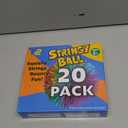 Stringy Balls & Fidget Toys 20 Pack - Fun Easter Gifts for Kids Classroom School - Toddler Birthday Gifts for Boys & Girls - Sensory Easter Party Favors 3 4 5 6 7 8 + Year Old Gift Idea