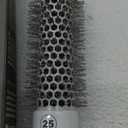 Round Brush for Blow Drying - Extra Small Ceramic Thermal Ionic Roller Brush for Sleek, Salon Blowout - Lightweight Round Hair Brush for Precise Styling and Manageable Hair (Bristle 1.7in, Barrel 1in)