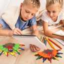 4 Pcs Thanksgiving Turkey Crayon Holder Felt Pencil Holder Turkey Desk Organizer for kids School Home Office Stationary Supplies