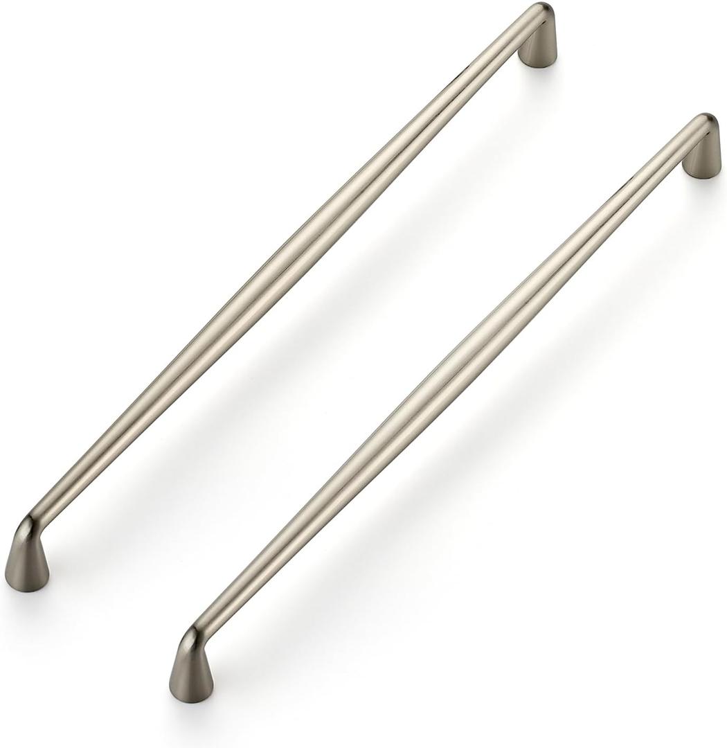 Ravinte 30 Pack 10 Inch Brushed Nickel Kitchen Cabinet Handles Solid Zinc Alloy Cabinet Pulls Cupboard Hardware Drawer Handles
