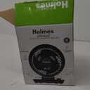 HOLMES Blizzard 8" Air Circulator Digital Fan, 3 Speeds, 90 Adjustable Head Tilt, Capacitive Touch, Remote Control, Ideal for Home, Bedroom, Kitchen or Office, Black