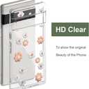 Unov Case for Pixel 6 Pro Case Clear with Design Soft TPU Shock Absorption Slim Embossed Flower Pattern Protective Back Cover (Daisy Blooms)