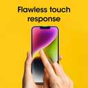 OtterBox TRUSTED GLASS Screen Protector for iPhone 17e, 16e, 14, 13 Pro, 13, Flawless Touch Response, Fingerprint Resistant, Precision Fit, Vibrant Clarity